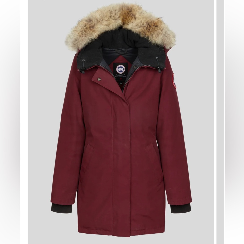 Canada Goose Victoria Down Jacket Small Bordeaux/Burgundy
